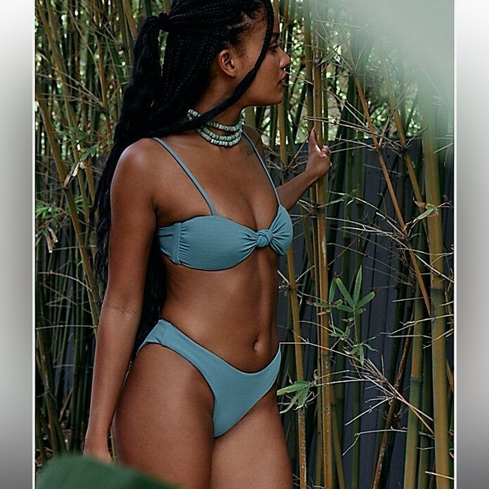Kya Swim x Free People Reversible textured Bikini Set